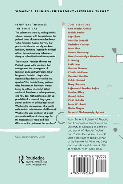 Produktbild: Feminists Theorize the Political