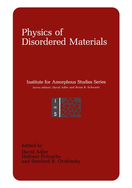 Produktbild: Physics of Disordered Materials