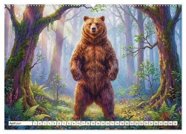 Produktbild: Gesch&ouml;pfe der Legenden - Eine Reise durch die Welt mystischer Wesen (hochwertiger Premium Wandkalender 2027 DIN A2 quer), Kunstdruck in Hochglanz