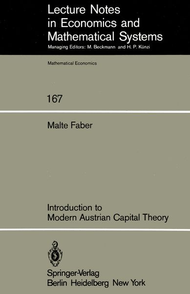 Produktbild: Introduction to Modern Austrian Capital Theory