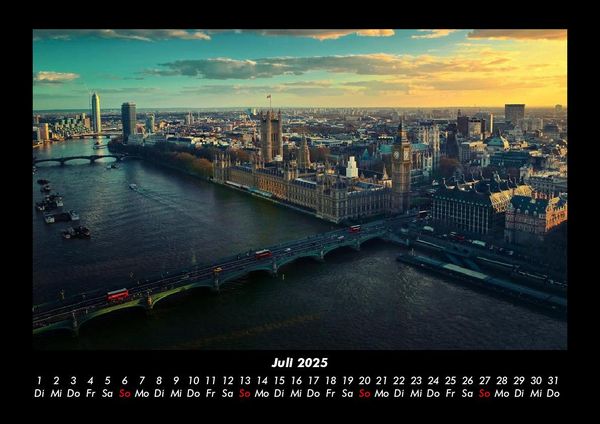 Produktbild: London 2025 Fotokalender DIN A3