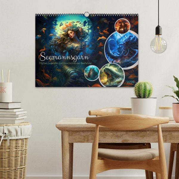 Produktbild: Seemannsgarn - Mythen, Legenden und Geschichten der Seefahrer (Wandkalender 2026 DIN A3 quer), CALVENDO Monatskalender
