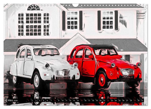 Produktbild: 70 Jahre 2CV (Wandkalender 2026 DIN A3 quer), CALVENDO Monatskalender