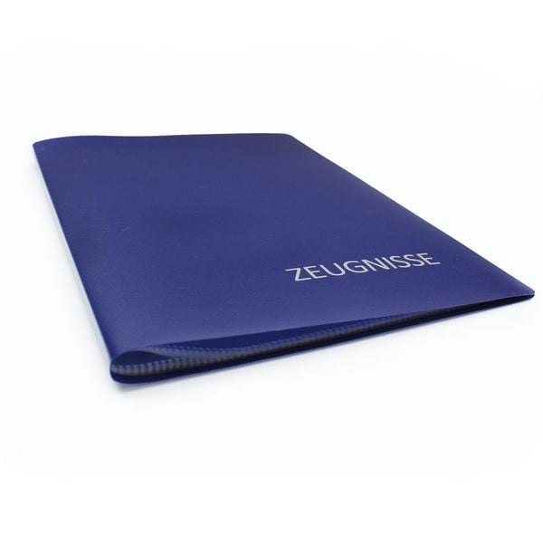 Produktbild: Zeugnismappe Basic blau