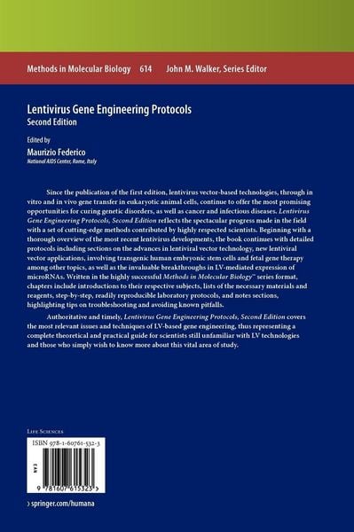 Produktbild: Lentivirus Gene Engineering Protocols