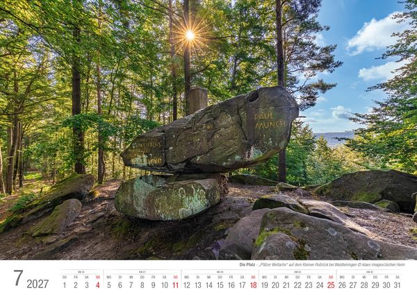 Produktbild: Die Pfalz 2027 Bildkalender A3 Spiralbindung