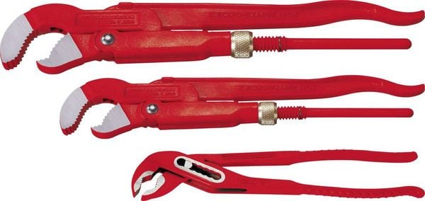 Produktbild: Zangenset 3-tlg.f.Rohre 1-1 1/2,10 Zoll ROTHENBERGER