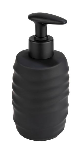 Produktbild: Bad-Accessoire Set Mod. Illana, schwarz, Keramik, &Oslash; 8,5 x 17 cm, soft-touch beschichtung,