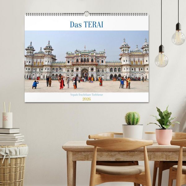 Produktbild: Das TERAI, Nepals fruchtbare Tiefebene (Wandkalender 2026 DIN A2 quer), CALVENDO Monatskalender