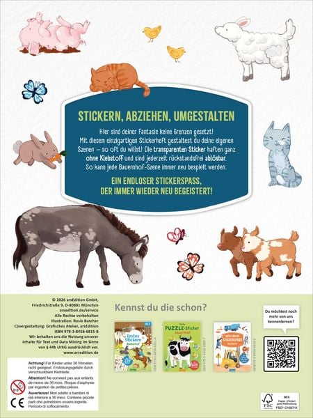 Produktbild: Mein Endlos-Stickerspa&szlig; &ndash; Bauernhof