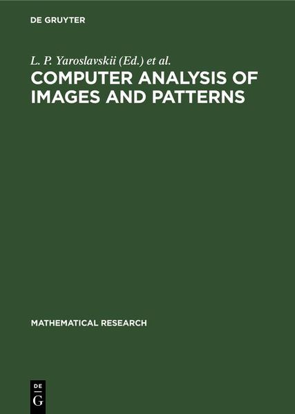 Produktbild: Computer Analysis of Images and Patterns