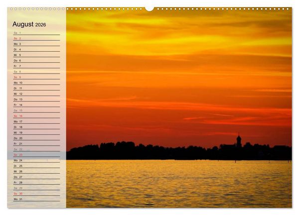 Produktbild: Unterwegs am Bodensee (hochwertiger Premium Wandkalender 2026 DIN A2 quer), Kunstdruck in Hochglanz