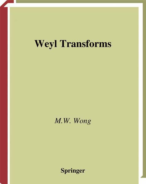 Produktbild: Weyl Transforms