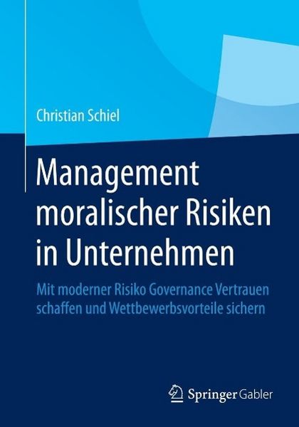 Produktbild: Management moralischer Risiken in Unternehmen