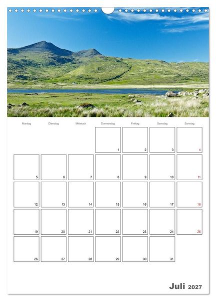 Produktbild: Schottland f&uuml;r Naturliebhaber (Wandkalender 2027 DIN A3 hoch), CALVENDO Monatskalender