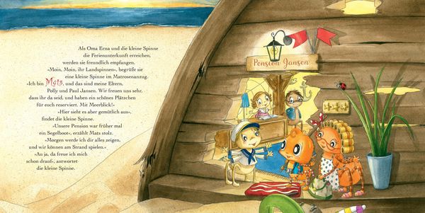 Produktbild: Die kleine Spinne Widerlich - Ausflug ans Meer (Pappbilderbuch)