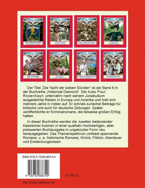 Produktbild: Die Yacht der sieben S&uuml;nden