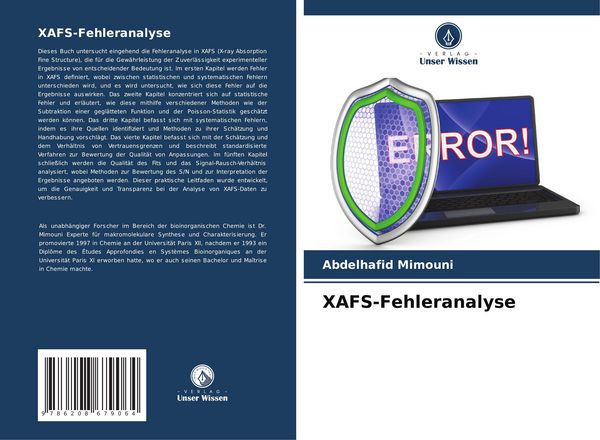 XAFS-Fehleranalyse, Taschenbuch von Abdelhafid Mimouni, Verlag Unser Wissen, 9786208679064