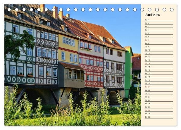 Produktbild: Unterwegs in Deutschland (Tischkalender 2026 DIN A5 quer), CALVENDO Monatskalender