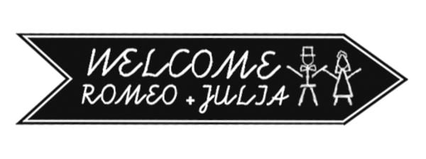 URSUS Blackboard Tafelfolie-Schilder, 43 x 10 cm