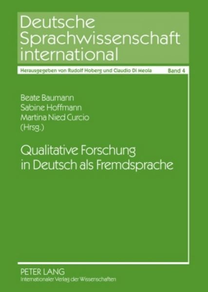 Produktbild: Qualitative Forschung in Deutsch als Fremdsprache