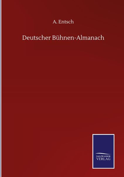 Produktbild: Deutscher B&uuml;hnen-Almanach