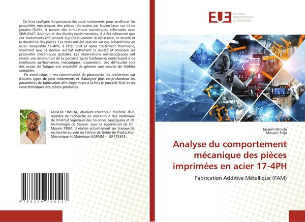 Produktbild: Analyse du comportement m&eacute;canique des pi&egrave;ces imprim&eacute;es en acier 17-4PH