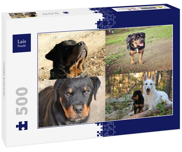 Lais Puzzle Collage Rottweiler 500 Teile