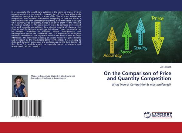 Produktbild: On the Comparison of Price and Quantity Competition