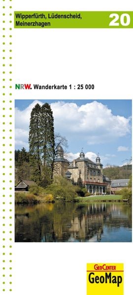 Produktbild: Wipperf&uuml;rth, L&uuml;denscheid, Meinerzhagen, topographische Wanderkarte NRW