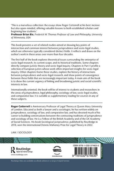 Produktbild: Jurisprudence and Socio-Legal Studies