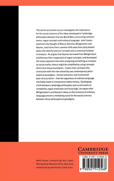 Produktbild: The Claims of Common Sense