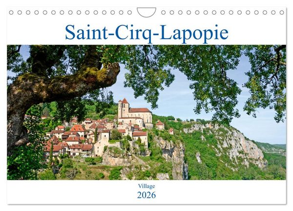 Produktbild: Saint-Cirq-Lapopie Village (Calendrier mural 2026 DIN A4 vertical), CALVENDO calendrier mensuel