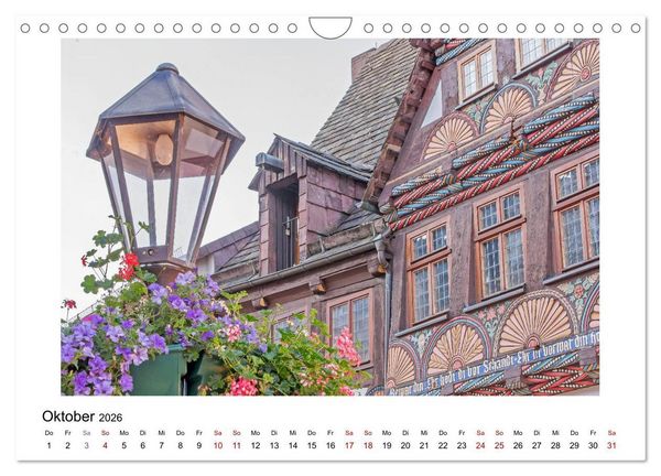 Produktbild: Faszination Fachwerk - an Weser und Ilme (Wandkalender 2026 DIN A4 quer), CALVENDO Monatskalender