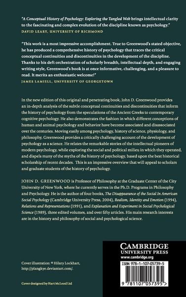 Produktbild: A Conceptual History of Psychology