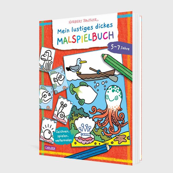 Produktbild: Mein lustiges dickes Malspielbuch