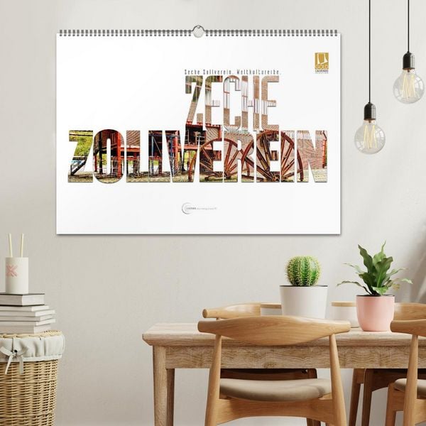 Produktbild: Zeche Zollverein. Weltkulturerbe. (Wandkalender 2026 DIN A2 quer), CALVENDO Monatskalender