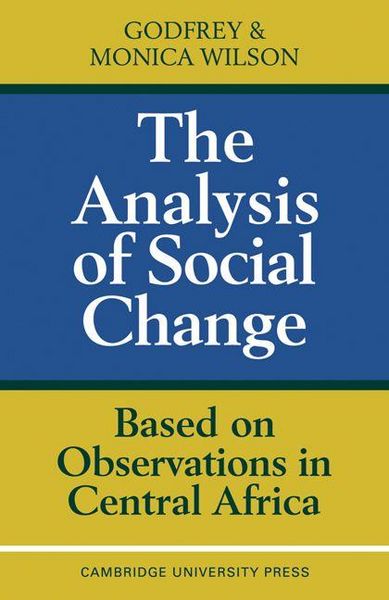 Produktbild: The Analysis of Social Change