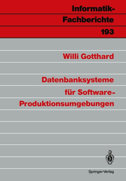 Produktbild: Datenbanksysteme f&uuml;r Software-Produktionsumgebungen