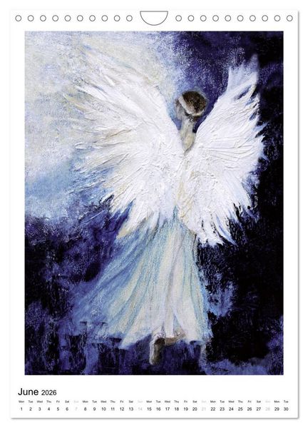 Produktbild: Angel paintings (Wall Calendar 2026 DIN A4 portrait), CALVENDO 12 Month Wall Calendar