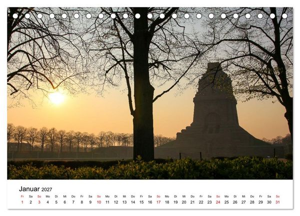 Produktbild: Leipzig &ndash; Stadtansichten zum Verlieben (Tischkalender 2027 DIN A5 quer), CALVENDO Monatskalender