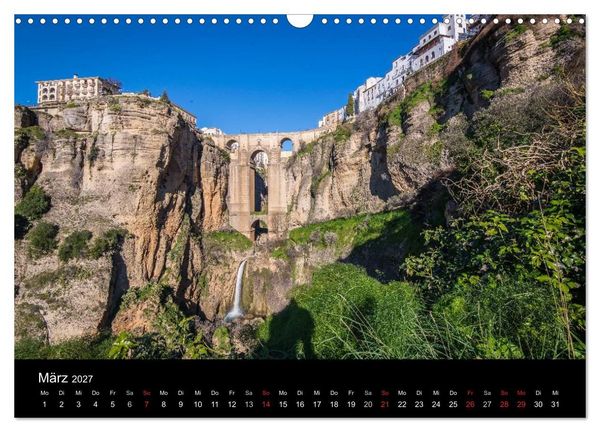 Produktbild: Andalusien (Wandkalender 2027 DIN A3 quer), CALVENDO Monatskalender