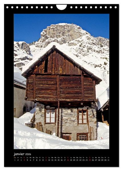Produktbild: La vall&eacute;e de la Clar&eacute;e Hautes-Alpes (Calendrier mural 2026 DIN A4 horizontal), CALVENDO calendrier mensuel