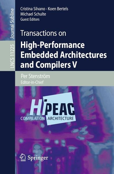 Produktbild: Transactions on High-Performance Embedded Architectures and Compilers V