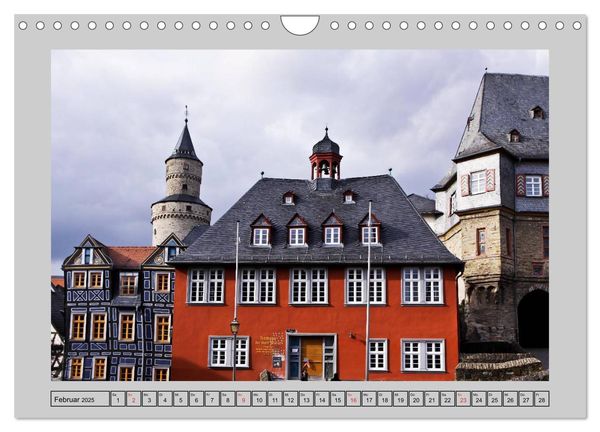 Hessen Highlights (Wandkalender 2025 DIN A4 quer), CALVENDO Monatskalender