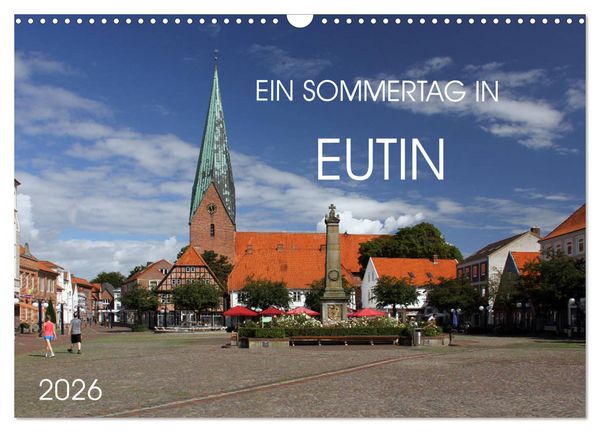 Produktbild: Ein Sommertag in Eutin (Wandkalender 2026 DIN A3 quer), CALVENDO Monatskalender