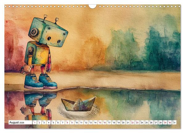 Produktbild: Leevi - Ein Freund zum Tr&auml;umen und Staunen (Wandkalender 2026 DIN A3 quer), CALVENDO Monatskalender