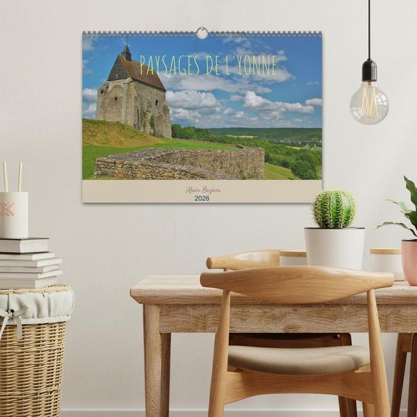 Produktbild: Paysages de l'Yonne (Calendrier mural 2026 DIN A3 vertical), CALVENDO calendrier mensuel