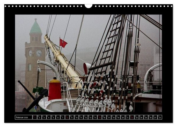 Produktbild: Rund um den Hamburger Hafen (Wandkalender 2026 DIN A3 quer), CALVENDO Monatskalender