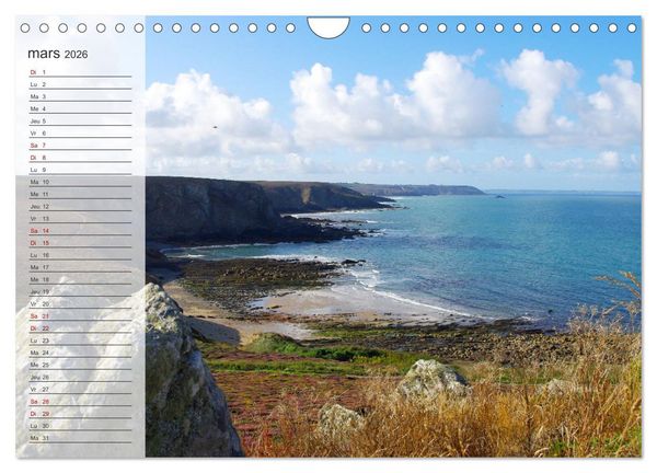 Produktbild: Bretagne La presqu'&icirc;le de Crozon (Calendrier mural 2026 DIN A4 vertical), CALVENDO calendrier mensuel